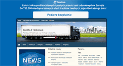 Desktop Screenshot of gieldafrachtowa.pl